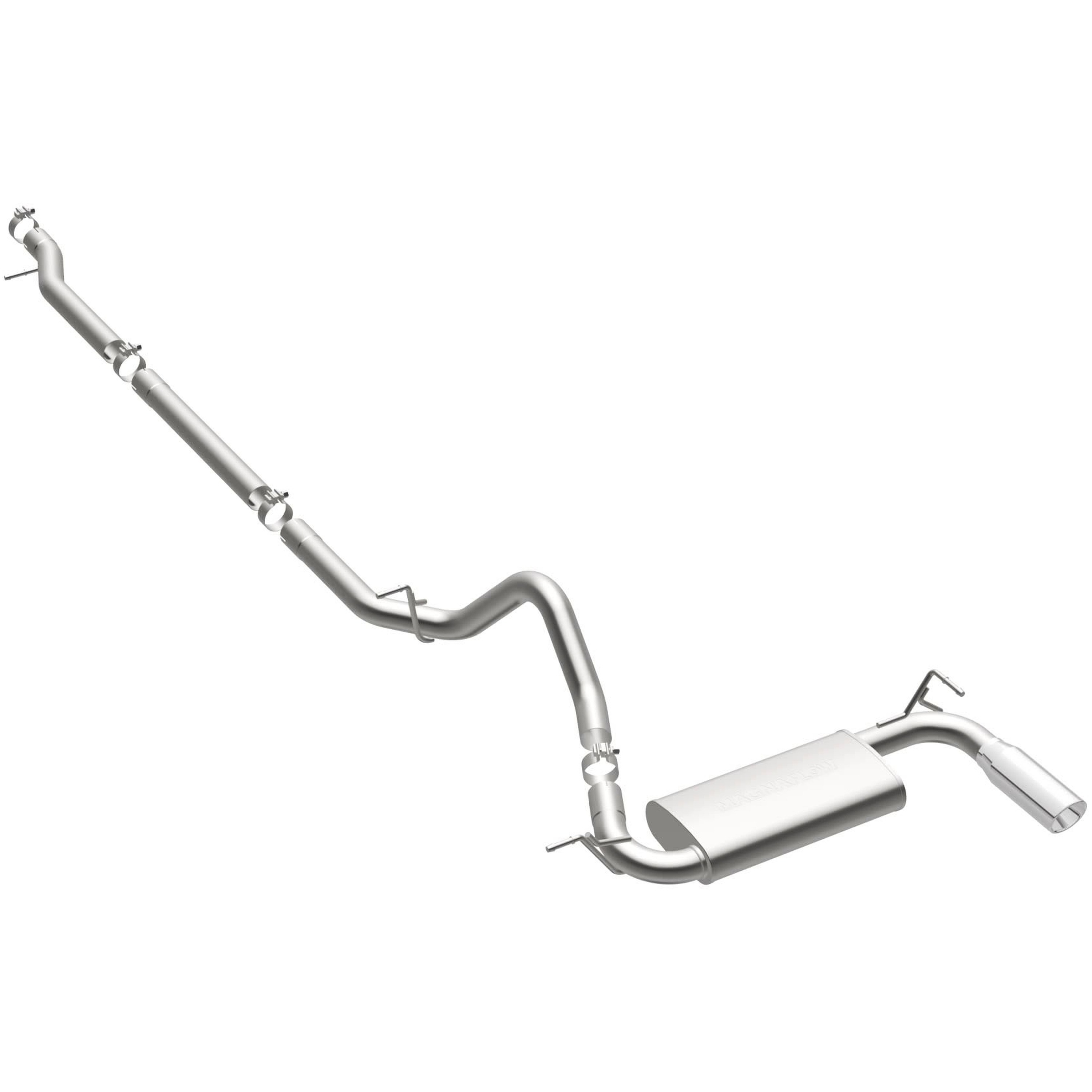 MagnaFlow 2007-2011 Jeep Wrangler Street Series Cat-Back Performance Exhaust System